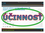 účinnosť