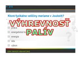 výhrevnosť palív