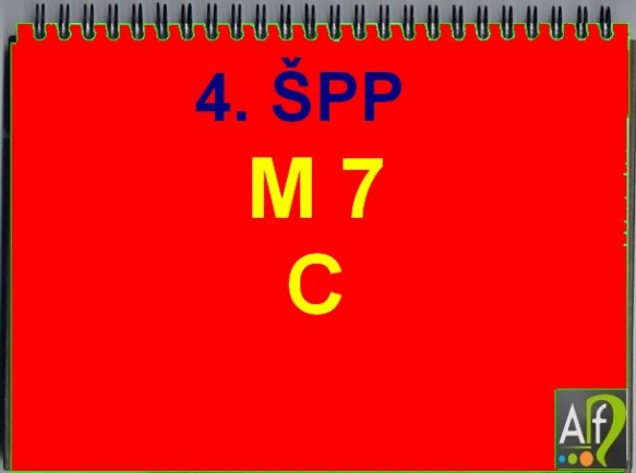 4. školská písomná práca