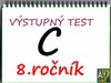 výstupný test z matematiky