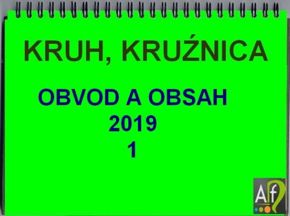 kruh, kružnica