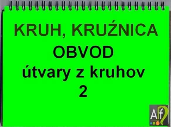 kruh, kružnica