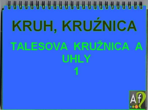 kruh, kružnica