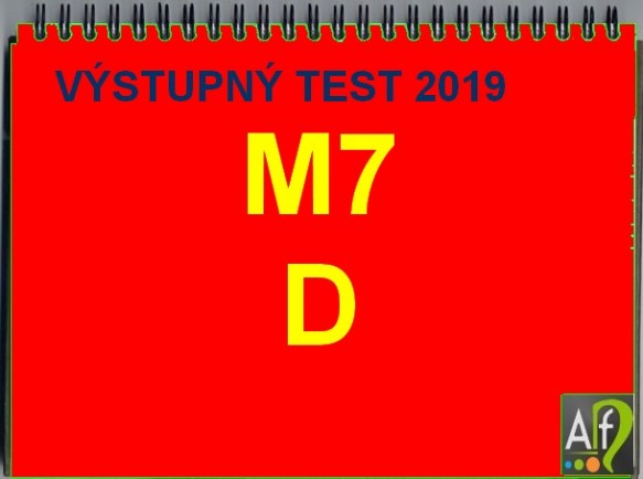 výstupný test